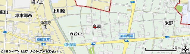 愛知県一宮市千秋町加納馬場高須48周辺の地図