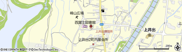 上井出区民館周辺の地図