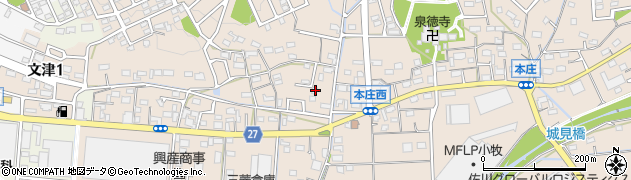 愛知県小牧市本庄2497周辺の地図