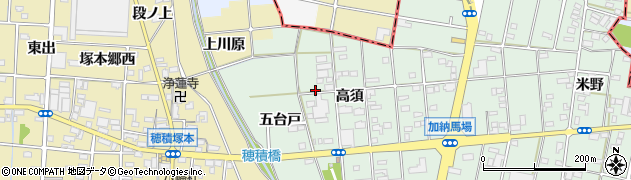 愛知県一宮市千秋町加納馬場（神明下）周辺の地図