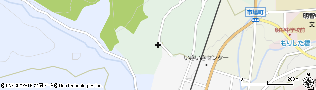 岐阜県恵那市明智町632周辺の地図