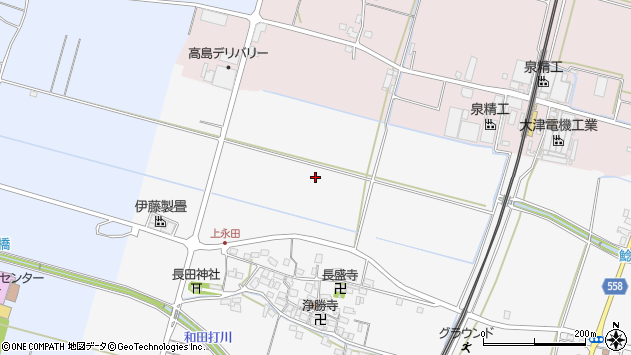 〒520-1112 滋賀県高島市永田の地図