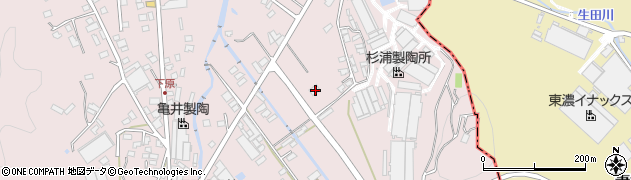 岐阜県多治見市笠原町上原区1240周辺の地図