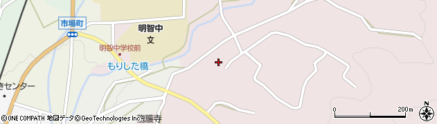 岐阜県恵那市明智町1488周辺の地図