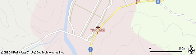 兵庫県養父市大屋町門野114周辺の地図