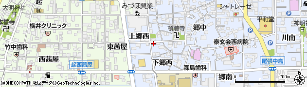 愛知県一宮市小信中島上郷西37周辺の地図
