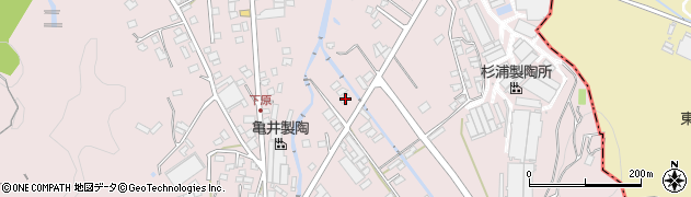 岐阜県多治見市笠原町上原区1257周辺の地図