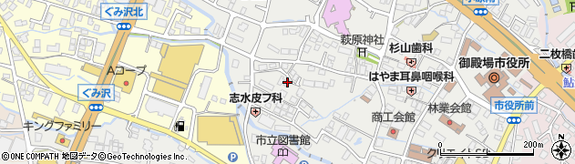 静岡県御殿場市萩原134周辺の地図