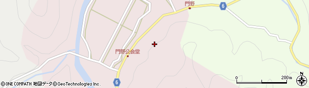 兵庫県養父市大屋町門野55周辺の地図