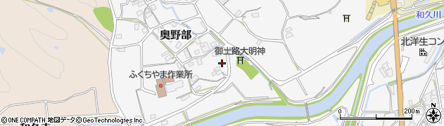 京都府福知山市奥野部221周辺の地図