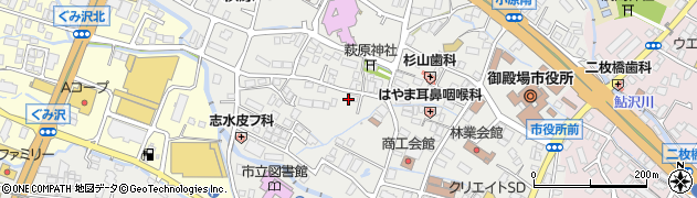 静岡県御殿場市萩原140周辺の地図