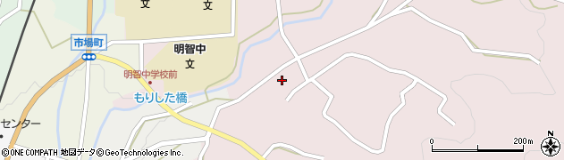 岐阜県恵那市明智町1496周辺の地図