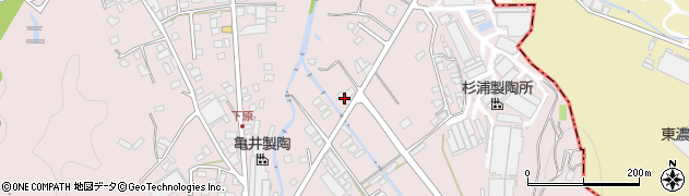 岐阜県多治見市笠原町1254周辺の地図