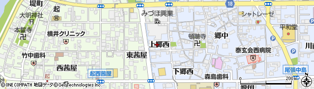 愛知県一宮市小信中島上郷西31周辺の地図