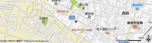 ミノベ時計店周辺の地図