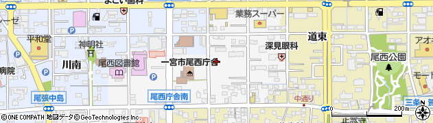 愛知県一宮市東五城（備前）周辺の地図
