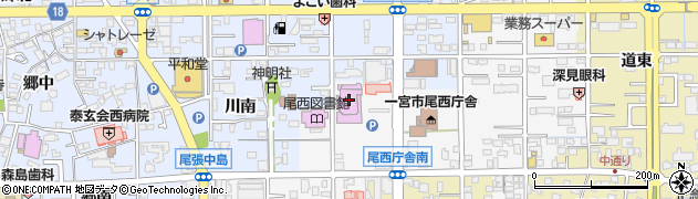 愛知県一宮市東五城大平裏43周辺の地図