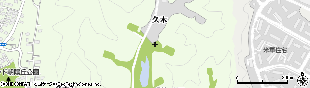 神奈川県逗子市久木周辺の地図
