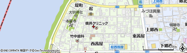 愛知県一宮市起用水添50周辺の地図