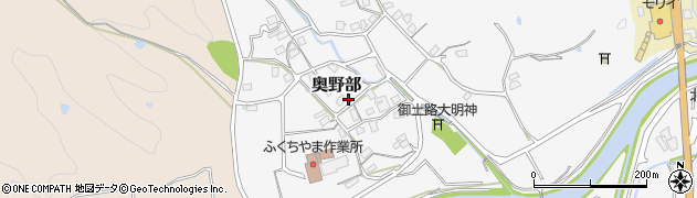 京都府福知山市奥野部196周辺の地図