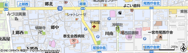 愛知県一宮市小信中島郷東2420周辺の地図