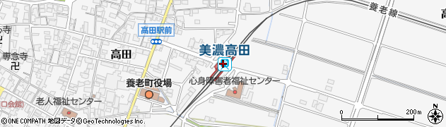 岐阜県養老郡養老町周辺の地図