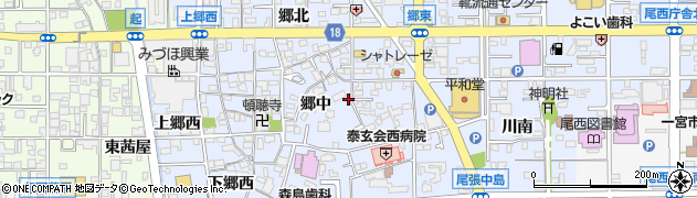 愛知県一宮市小信中島郷中3210周辺の地図
