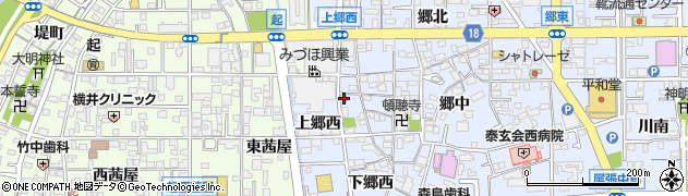 愛知県一宮市小信中島上郷西周辺の地図