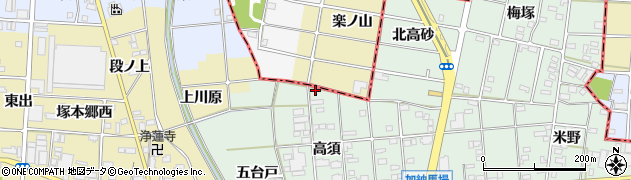 愛知県一宮市千秋町加納馬場高須23周辺の地図