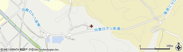 島根県出雲市湖陵町常楽寺340周辺の地図