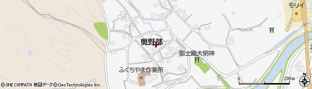 京都府福知山市奥野部195周辺の地図