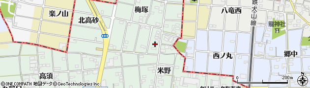 愛知県一宮市千秋町加納馬場梅塚137周辺の地図