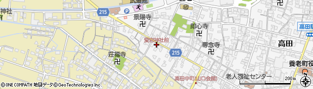 愛宕神社前周辺の地図