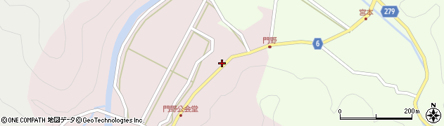 兵庫県養父市大屋町門野95周辺の地図