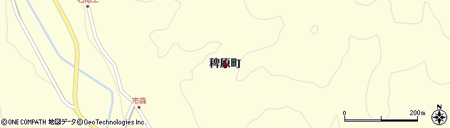 島根県出雲市稗原町周辺の地図