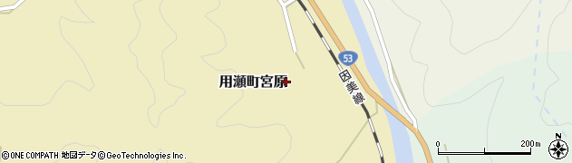 鳥取県鳥取市用瀬町宮原周辺の地図