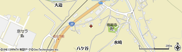 京都府綾部市下八田町光味周辺の地図