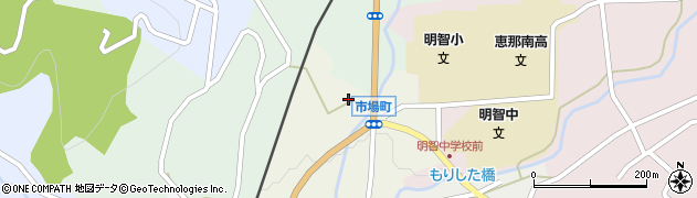 岐阜県恵那市明智町330周辺の地図