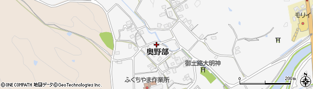 京都府福知山市奥野部186周辺の地図