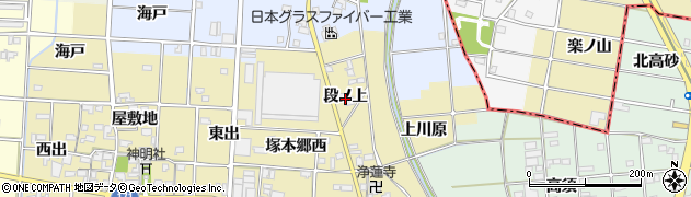 愛知県一宮市千秋町穂積塚本段ノ上周辺の地図