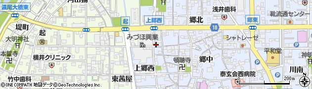 愛知県一宮市小信中島上郷西20周辺の地図