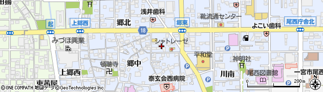 愛知県一宮市小信中島郷中86周辺の地図