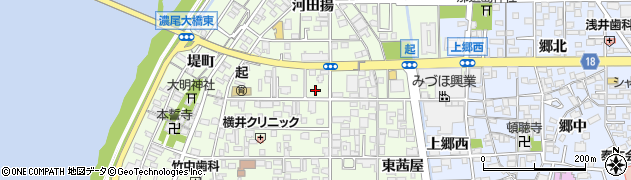 愛知県一宮市起用水添31周辺の地図