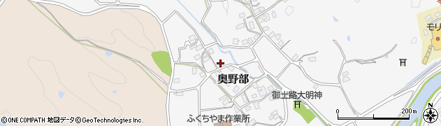 京都府福知山市奥野部416周辺の地図