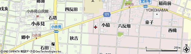 愛知県一宮市定水寺小脇32周辺の地図
