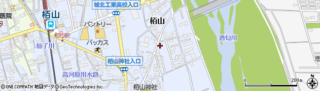 神奈川県小田原市栢山568周辺の地図
