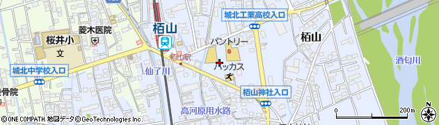 株式会社小田原百貨店　ハロー＆ドラッグ栢山店周辺の地図