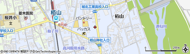 神奈川県小田原市栢山420周辺の地図