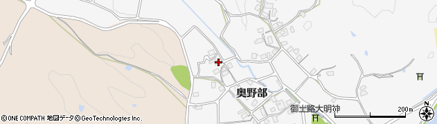 京都府福知山市奥野部409周辺の地図