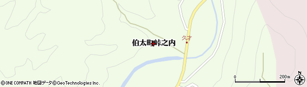 島根県安来市伯太町峠之内周辺の地図